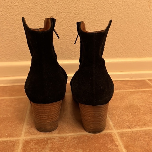 Isabel marant dicker black suede ankle boot bootie - Picture 5 of 5